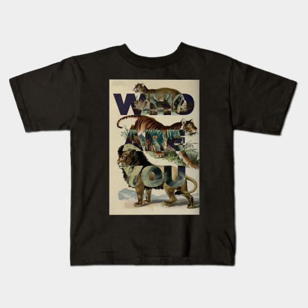 Who are you Kids T-Shirt by SAN ART STUDIO 